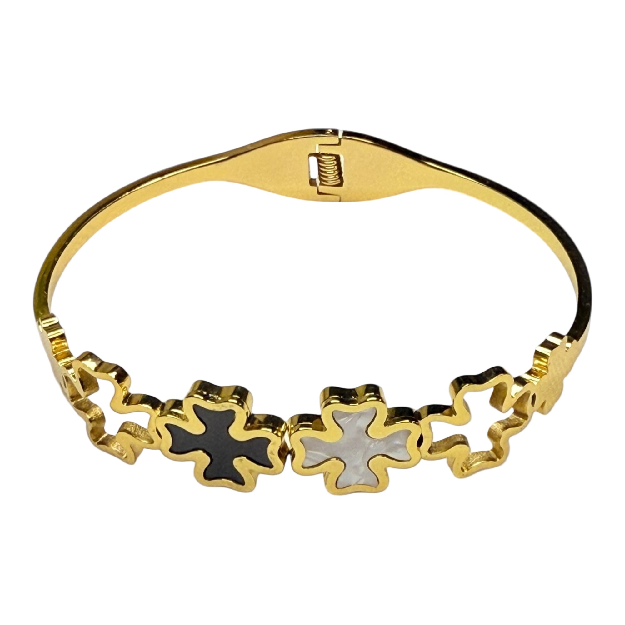 Elegant gold-tone bracelets
