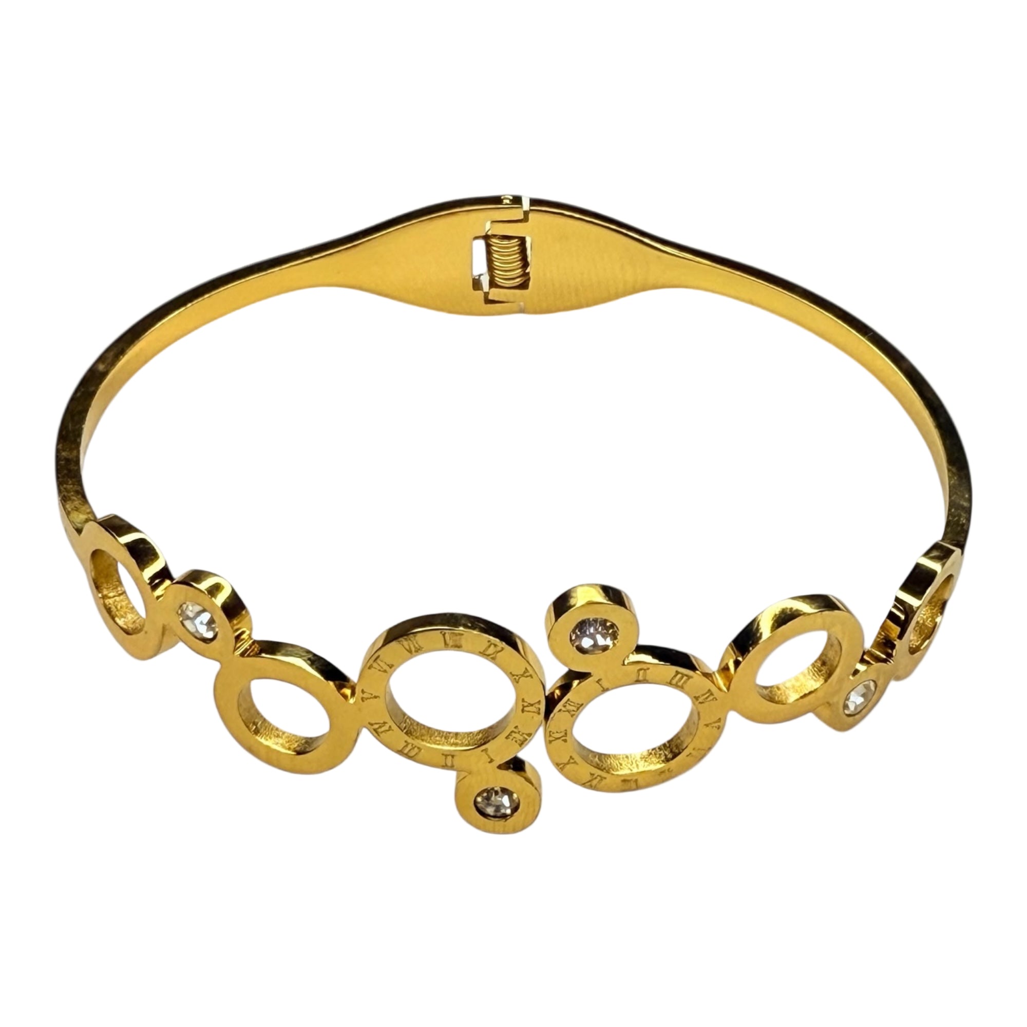 Elegant gold-tone bracelets