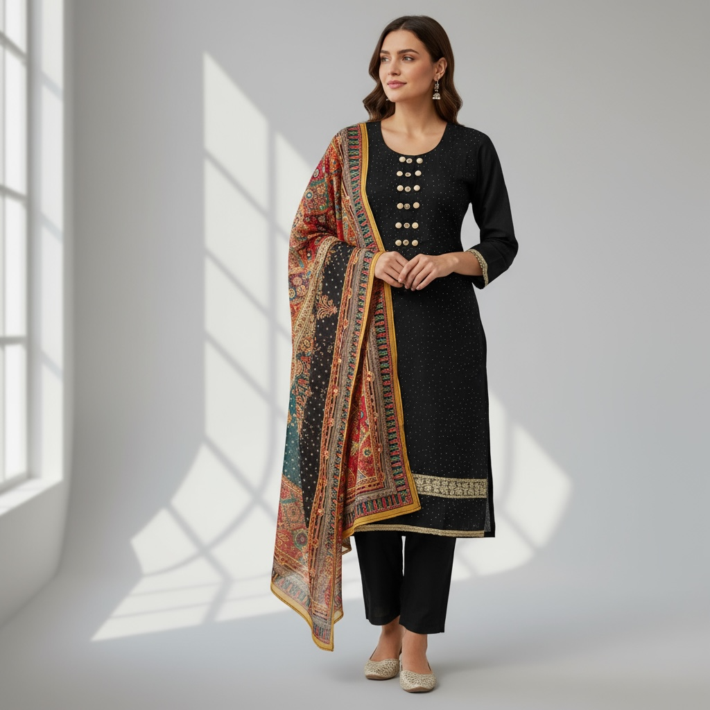 Straight trouser suit